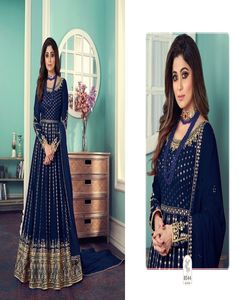 Séquence de broderie en filet de créateur avec codage Zari Robe de travail Tenue de fête Prix de gros Fabrication Vêtement ethnique - Product Image 4