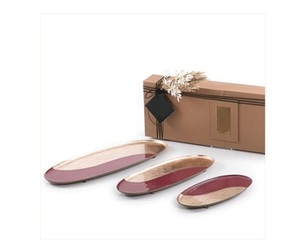 Plateaux de service en métal de luxe Qualité supérieure Idéal pour les mariages et les fêtes Plateaux à dessert élégants en chocolat Fabriqué en Inde - Product Image 2