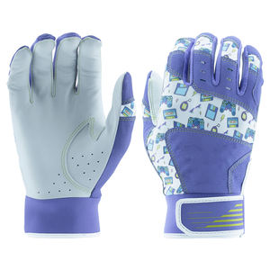 Gants de baseball en cuir pour hommes avec logo personnalisé Gants de frappe de baseball en liège de taille personnalisée avec design unique 2025 - Product Image 1