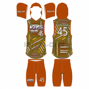 Maillot de football de compression par sublimation 7v7, style américain, vêtements de sport 7 contre 7, football pour hommes et enfants, vêtements de football - Product Image 5