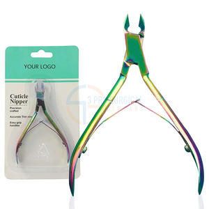 3PRO pinces à cuticules professionnelles en acier inoxydable, pince à ongles à ressort unique, pince à cuticules 4mm 5mm 6mm mâchoire - Product Image 6