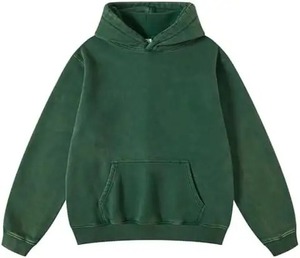 Ensemble sweat-shirt et pantalon de survêtement de haute qualité, poids lourd, délavé à l'acide, personnalisé, en coton français, streetwear pour hommes, 2026 - Product Image 1