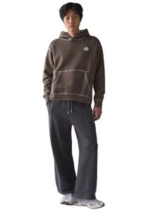 Sudadera con Capucha para Hombre, 400 g/m², 100% Algodón, Corte Holgado, con Costuras en Contraste, Bordado, Proveedor OEM - Product Image 2