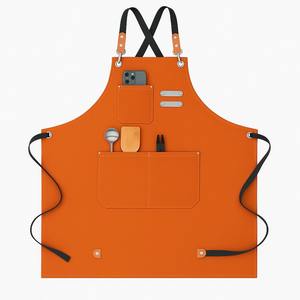 Delantal de Chef Ajustable e Impermeable con Logotipo y Talla Personalizables, Delantal Suave con 2 Bolsillos - Product Image 4