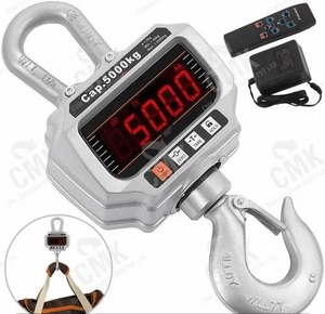 Kỹ thuật số cần cẩu Tải Quy mô 5000kg LED hiển thị nhôm bao vây 24V/230V điều khiển từ xa có thể sạc lại pin hoạt động - Product Image 6