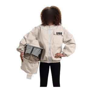 Tùy chỉnh ba lớp lưới nuôi ong áo khoác với không khí mát mẻ thông gió của nhà sản xuất an toàn quần áo - Product Image 5