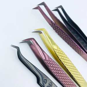 Pinzas Profesionales para Extensión de Pestañas en Forma de Corazón, Acero Inoxidable, Precisión, Durabilidad, 10 mm de Longitud, Volumen de Pestañas, Pinzas 45/90 - Product Image 2