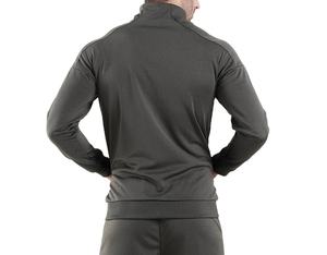 ชุดวอร์มผู้ชายคอตั้ง ผ้าโพลีเอสเตอร์/คอตตอน แขนยาว น้ำหนักเบา แห้งเร็ว ระบายอากาศดี มีกระเป๋าข้าง สไตล์ลำลอง ขายส่ง - Product Image 3