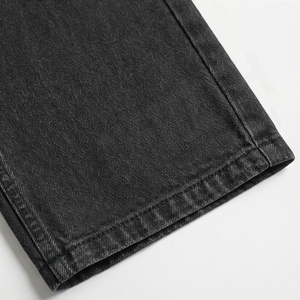 Pantalons en jean respirants pour femmes, couleur personnalisée, nouveaux pantalons décontractés avec poches latérales carrées, taille plus, jeans réguliers, pantalons en coton d'hiver - Product Image 5