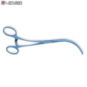 Abrazadera Vascular DeBakey Atraumática Manual en Forma de C, Mordazas Curvas Quirúrgicas con Vástagos, Instrumentos Médicos Estándar de Seguridad - Product Image 3