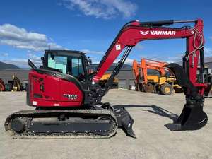 Mini-excavatrice hydraulique Yanmar SV100 d'occasion certifiée CE, 10 tonnes, chenilles, moteur, puissance de creusement élevée, garantie 1 an - Product Image 5