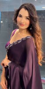 Sari en tissu georgette pour filles prêt à porter sari d'une minute pour femmes - Product Image 3