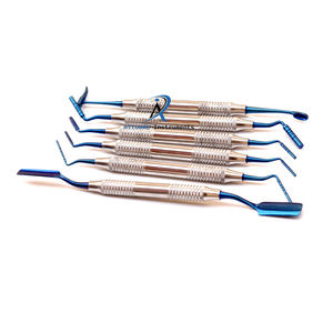 Kit de implante dental de injerto óseo, 6 uds., instrumentos quirúrgicos que incluyen tapón y condensador para colocación de injertos, instrumentos de implante - Product Image 1