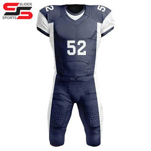 Amerikaans Voetbal Uniform Set Goedkope Prijs Sportkleding Voetbalshirt Met Aangepaste Naam En Nummer Volledig Team Sportuniform - Product Image 5