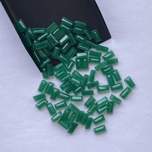 4mm 6mm 8mm Onyx vert naturel effilé à facettes Baguette coupe pierre précieuse semi-précieuse pour la fabrication de bijoux bague pendentif en ligne - Product Image 3