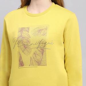 Sudadera con capucha de mujer de gran tamaño recortada alta personalizada sudadera transpirable de punto de invierno informal - Product Image 5