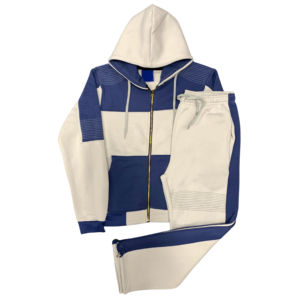 Haut à capuche en polaire de travail et pantalon évasé empilé ensemble deux pièces tenue décontractée chaude pour l'hiver Streetwear sweats à capuche de mode - Product Image 2