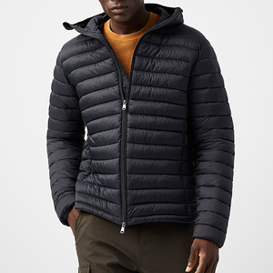 Chaquetas Acolchadas Personalizadas para Hombre - Marca Privada, Impermeables, Resistentes al Viento, Transpirables, de Lona, con Cuello Alto y Logotipo Frontal - Product Image 1