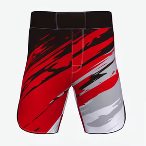 Short MMA personnalisé avec impression par sublimation Short de boxe Short de combat de gymnastique pour hommes Short de compression MMA avec logo personnalisé - Product Image 1
