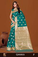 Fournisseurs de saris en gros Ganika de la marque Ronisha en Inde