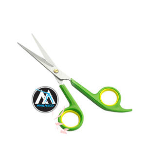 Ciseaux de coupe de cheveux économiques avec lame en acier inoxydable et manche en plastique Outil de beauté - Product Image 1