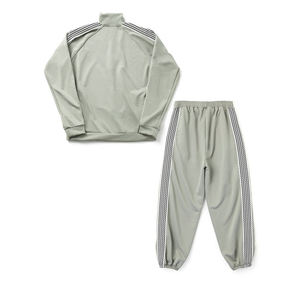 Ensembles de sport décontractés pour hommes Survêtements en polyester avec rayures latérales 100% coton Tailles XXL et XL Ensemble de 2 pièces pour le jogging - Product Image 2