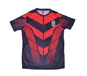 เสื้อยืดแขนสั้นสำหรับผู้ชายเสื้อพิมพ์โลโก้โพลีเอสเตอร์100% คุณภาพสูงสำหรับ2024 - Product Image 3