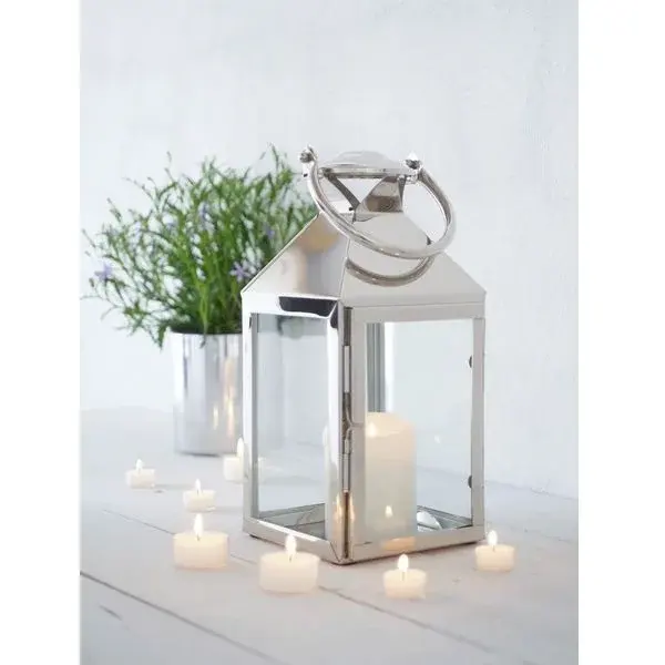 Lanterna per tealight, in/outdoor, galvanizzata,