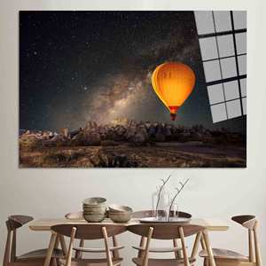 Cappadocia Hot Air <b>Balloon</b> Printed Canvas - Elegant Home <b>Decor</b>,TEMPERED GLASS ART - Product Image 1