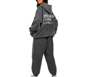 Ensemble de survêtement pour femme de haute qualité, respirant, automne, motif uni, léger, fermeture à demi-zip, cordon de serrage, décontracté - Product Image 5