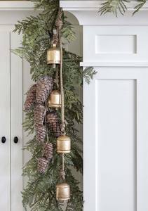 ชุดระฆังฮาร์โมนี่แบบแขวน2ชิ้น,กระดิ่งลมสไตล์ชนบทสำหรับแขวนในสวนบ้าน - Product Image 5