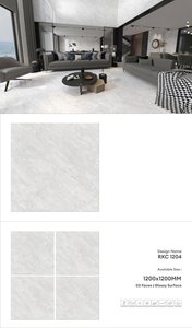 Mejor precio y calidad Gran formato 1200x1200mm Azulejos de losa de porcelana Premium Aspecto de mármol Pared y piso Exportación - Product Image 4