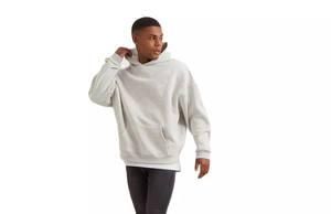 เสื้อฮู้ดสำหรับผู้ชายผ้าฝ้ายโพลีเอสเตอร์แขนยาวลำลอง - Product Image 6