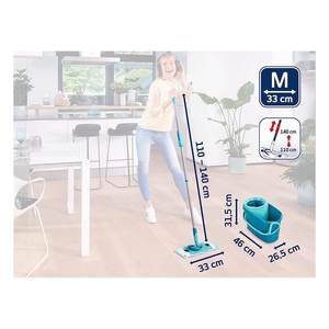 Juego de limpieza de pisos Leifheit Ergo CLEAN TWIST 52120, mopa premium para una limpieza cómoda - Product Image 5