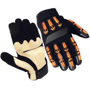 Gants d'impact Sécurité Travail Construction Industrielle De Protection Mécanique Anti-Coupure Résistant Impact Gants De Mécanicien - Product Image 1