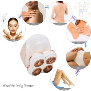 Depiladora Eléctrica para Mujer, Resistente al Agua, para Piernas y Rostro, Depiladora Indolora para Bikini, Afeitadora Corporal para Mujer - Product Image 4