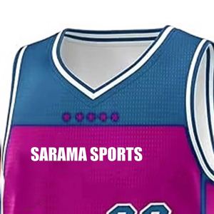 Conjuntos de Uniformes de Baloncesto Personalizados con Logotipo, Camisetas y Pantalones Cortos Unisex sin Mangas, Transpirables, de Secado Rápido, 100% Poliéster - Product Image 4