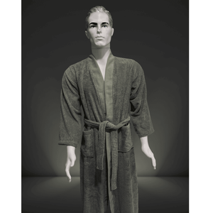 Peignoir de bain en microfibre pour homme, robe de chambre jetable de luxe, imprimé animal tropical pour la salle de bain et la plage - Product Image 1