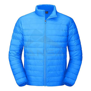 Chaqueta acolchada ligera y cálida para hombre, abrigo de invierno aislado a prueba de viento repelente al agua con carcasa de nailon transpirable, poliéster suave - Product Image 1