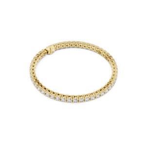 6.37 TCW Round Brilliant Cut Moissanite Tennis <b>Bracelet</b> 925 <b>Sterling</b> <b>Silver</b> Bridal Wedding Fine Jewelry 7 Inch <b>Women</b>’s <b>Bracelet</b> - Product Image 5