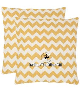 Nuevo Zig Zag lana hecho a mano Crewel bordado Cadena de lana cosida funda de cojín para sofá sala de estar producto de Venta caliente - Product Image 3