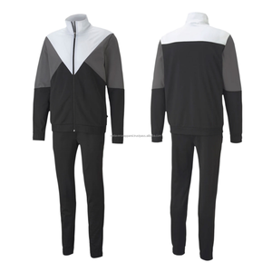 Men's Autumn 2-Piece Quick Dry Breathable Plus Size <b>Polyester</b> Cotton <b>Tracksuit</b> with Elastic Waist and High Waist Design - Product Image 5