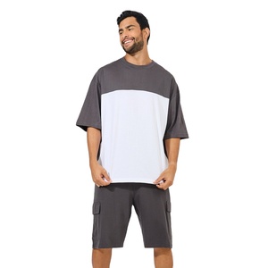 Ensembles d'été pour hommes T-shirts à manches courtes Shorts Costumes deux pièces Mince Respirant Hommes Casual Loose Made by RAM Industry - Product Image 2