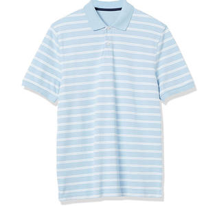 Polo imprimé uni respirant pour homme, personnalisable avec logo et impression, 100 % coton, manches courtes, prix de gros - Product Image 1