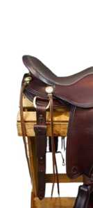 Sillín de equitación occidental de alta calidad, precio al por mayor, las últimas sillines de doma occidental para jinete de caballo, cuero de madera portátil - Product Image 2