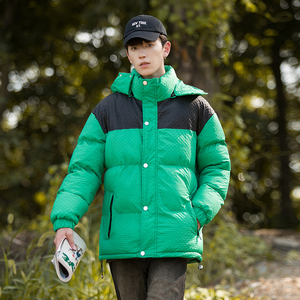 2024 Hotselling Winter Puffer Bubble Jacket <b>Quilt</b> Windproof Zipper up Outwear <b>Thick</b> With Hood Padded Custom Logo DDP Shipping - Product Image 4