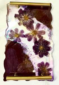 Bandeja de Servicio de Resina Transparente con Asas, Tamaño Personalizado, Fabricante Mayorista, Tamaño y Características Personalizables - Product Image 2