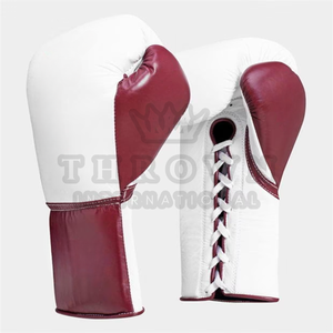 Gants de boxe en cuir de vachette véritable 2024 pour hommes et femmes, protection des poignets anti-humidité pour l'entraînement, équipement d'arts martiaux en gros - Product Image 6