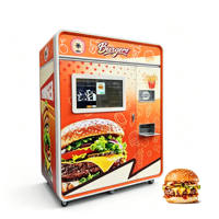 Distributeur automatique de nourriture chaude en libre-service 24h/24, machine à hamburgers chauffée, machine à sandwichs automatique
