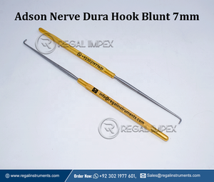 Crochet Adson Dura manuel en métal de qualité supérieure 7 mm, instruments neurochirurgicaux Regal Impex RI-NS-10012 Classe I, prix bas - Product Image 4